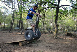 segway circuit forêt