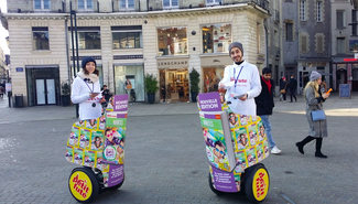 Street marketing Mobilboard Nantes - Le petit futé