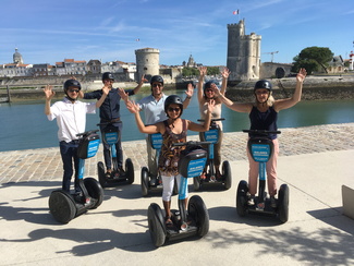 Très jolie vue de La Rochelle en balade segway