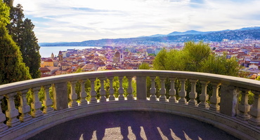 Vue depuis la Colline du Château de Nice